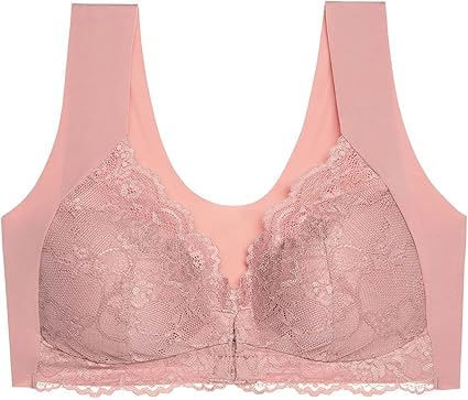 1 Sujetador cierre frontal sin costuras y sin forro, uso diario para mujer - Quierox - Tienda Online