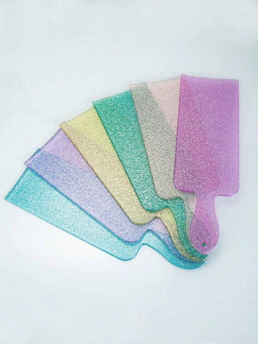 1 Tabla de teñido transparente con brillos, tabla de mechas, teñido con aceite horneado - Quierox - Tienda Online