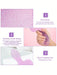 1 Tabla de teñido transparente con brillos, tabla de mechas, teñido con aceite horneado - Quierox - Tienda Online