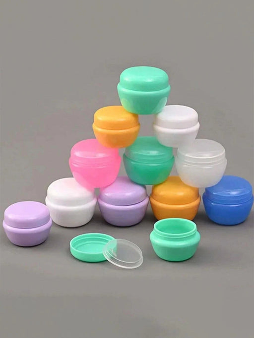 1 Tarro de silicona con tapa, ideal para cosméticos color aletorio - Quierox - Tienda Online