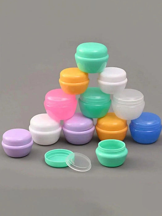 1 Tarro de silicona con tapa, ideal para cosméticos color aletorio - Quierox - Tienda Online