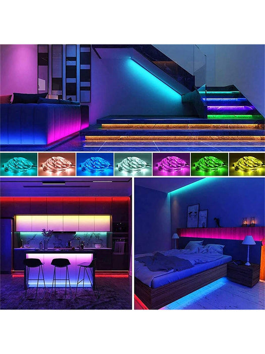 1 tira de luz LED de 10M, control remoto USB de 24 teclas - Quierox - Tienda Online