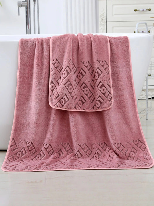 1 Toalla de pelo/mano de felpa coral suave y cómoda, absorbente y de secado rápido - Quierox - Tienda Online