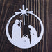 1 troquel de metal de la Natividad, de corte de familia en Navidad con ángel y estrella - Quierox - Tienda Online