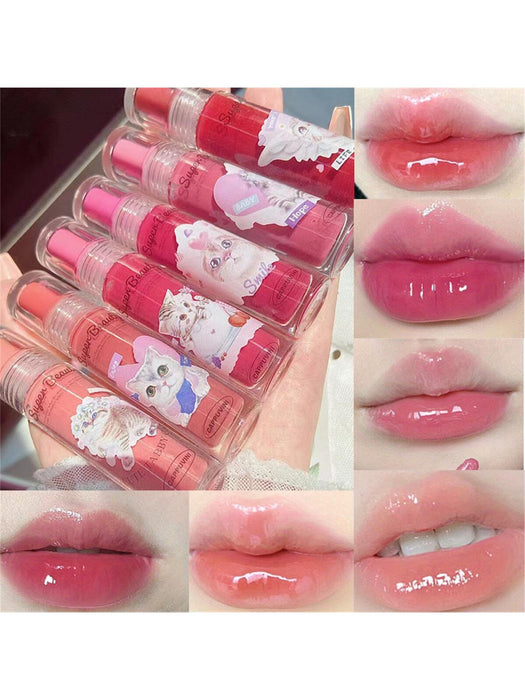 1 unidad de brillo labial tipo gelatina con efecto brillante e hidratante - Quierox - Tienda Online