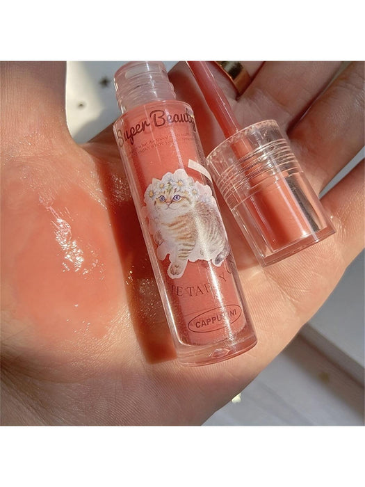 1 unidad de brillo labial tipo gelatina con efecto brillante e hidratante - Quierox - Tienda Online