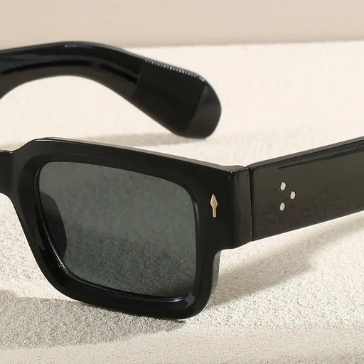 1 unidad de gafas cuadradas retro con montura gruesa para hombres y mujeres - Quierox - Tienda Online