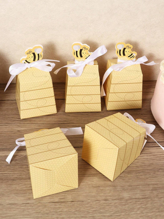10 cajas de papel para regalo con temática de abejas - Quierox - Tienda Online