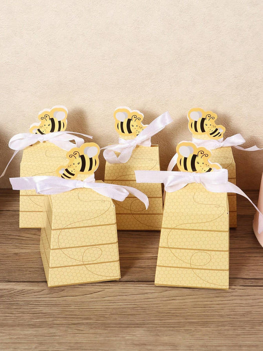 10 cajas de papel para regalo con temática de abejas - Quierox - Tienda Online