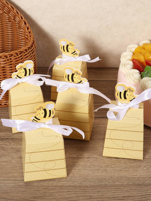 10 cajas de papel para regalo con temática de abejas - Quierox - Tienda Online