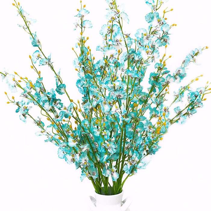 10 flores artificiales de mariposa para dama bailarina, flores artificiales de seda de 38 pulgadas - Quierox - Tienda Online