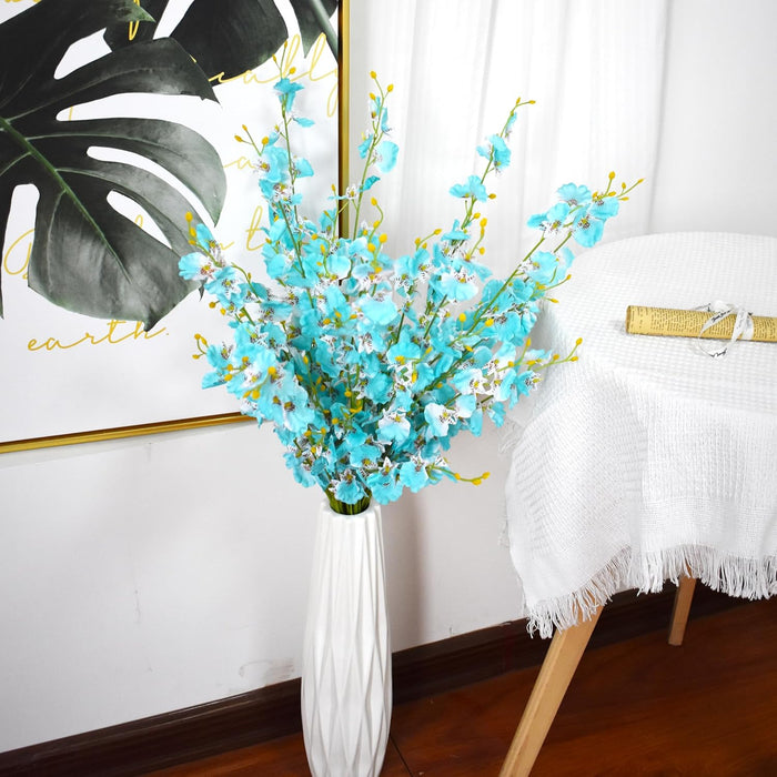 10 flores artificiales de mariposa para dama bailarina, flores artificiales de seda de 38 pulgadas - Quierox - Tienda Online