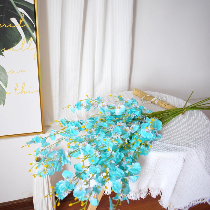 10 flores artificiales de mariposa para dama bailarina, flores artificiales de seda de 38 pulgadas - Quierox - Tienda Online