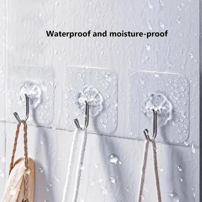 10 Ganchos de pared sin residuos - Juego de ganchos multiusos - Quierox - Tienda Online