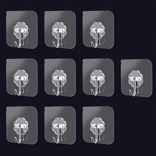 10 Ganchos de pared sin residuos - Juego de ganchos multiusos - Quierox - Tienda Online