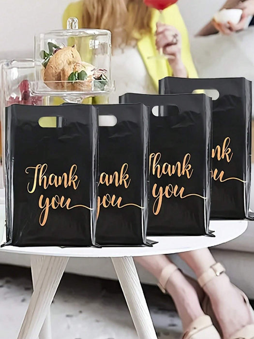 10 juego de bolsas de regalo negras, bolso pequeño negro con asa - Quierox - Tienda Online