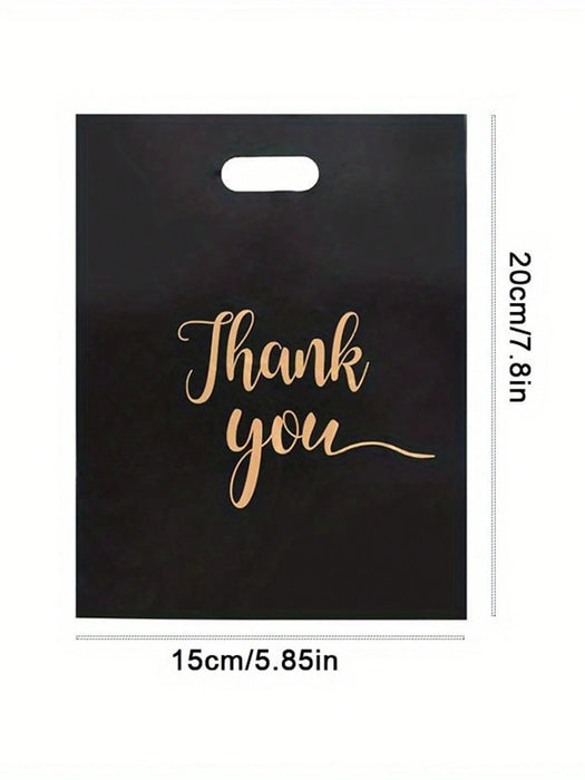 10 juego de bolsas de regalo negras, bolso pequeño negro con asa - Quierox - Tienda Online