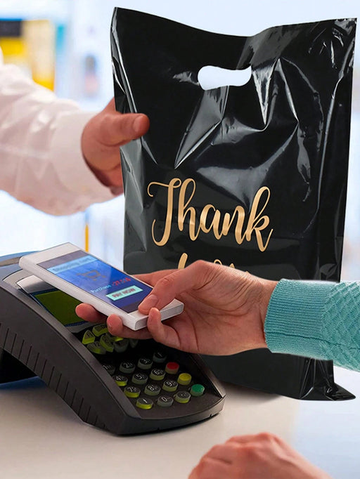 10 juego de bolsas de regalo negras, bolso pequeño negro con asa - Quierox - Tienda Online