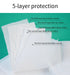 10 mascarillas desechables de seguridad de 5 capas para hombres y mujeres, color negro - Quierox - Tienda Online