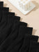 10 pares de calcetines transpirables de media pantorrilla de color liso para hombre - Quierox - Tienda Online