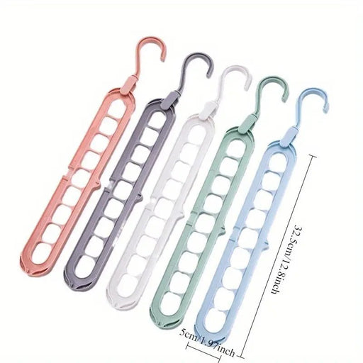 10 perchas plegables de almacenamiento para ropa, - Quierox - Tienda Online