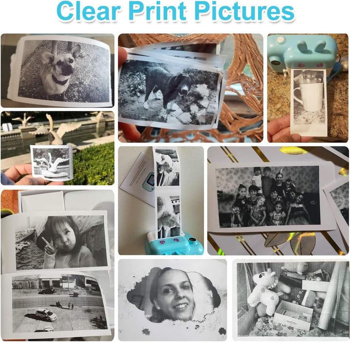 10 rollos de papel de impresión instantánea para cámara, - Quierox - Tienda Online