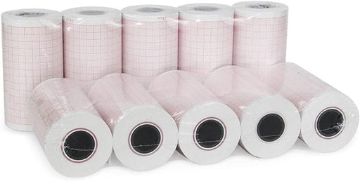 10 rollos de papel ECG Premium para máquinas de ECG de 3 canales, compatible con Edan SE-300, SE-3 y SE-301 - Quierox - Tienda Online