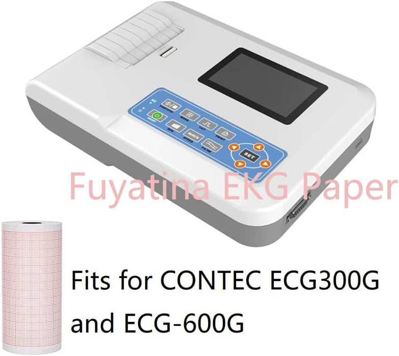 10 rollos de papel ECG Premium para máquinas de ECG de 3 canales, compatible con Edan SE-300, SE-3 y SE-301 - Quierox - Tienda Online