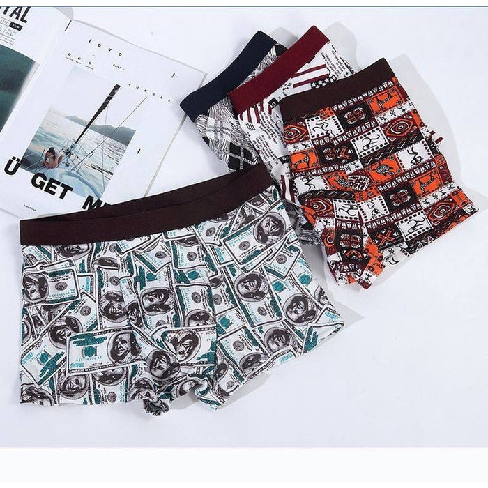 10 unidades Calzoncillos bóxer para hombre transpirables de cintura media - Quierox - Tienda Online