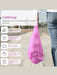 100 bolsas de plástico rosa con asas, de polietileno para la compra extra gruesas - Quierox - Tienda Online
