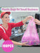 100 bolsas de plástico rosa con asas, de polietileno para la compra extra gruesas - Quierox - Tienda Online