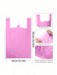 100 bolsas de plástico rosa con asas, de polietileno para la compra extra gruesas - Quierox - Tienda Online
