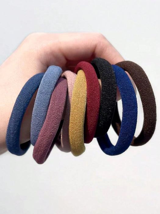 100 coleteros elásticos para mujer, informales, gomas elásticas para el cabello - Quierox - Tienda Online