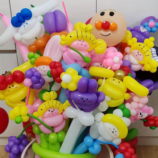 100 Globos de Látex Metálicos Mezclados Retorcibles, Globos Color Macaron - Quierox - Tienda Online