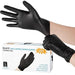 100 guantes desechables negros, de vinilo cómodos unisex (L, negro) - Quierox - Tienda Online