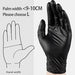 100 guantes desechables negros, de vinilo cómodos unisex (L, negro) - Quierox - Tienda Online