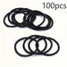100 Lazos para el cabello de material de jersey - bandas elásticas - Quierox - Tienda Online