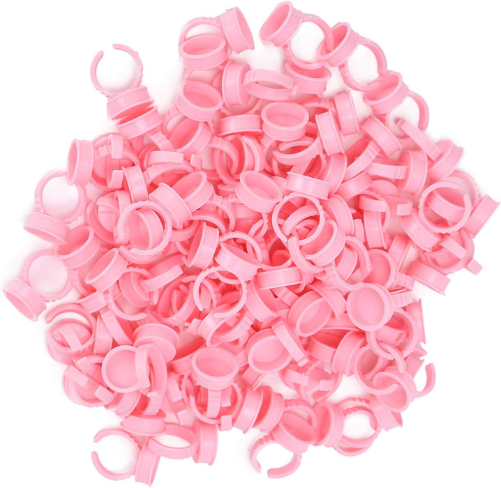 100 pcs Anillos de pegamento para extensiones de pestañas - Quierox - Tienda Online