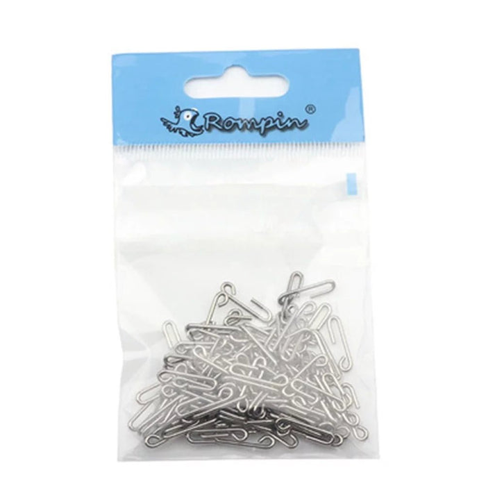 100 piezas de clip de acero inoxidable para anzuelo de pesca, conector de señuelo - Quierox - Tienda Online