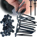 100 piezas de nailon universal hebilla de brida de cables, soporte de nailon autobloqueante - Quierox - Tienda Online