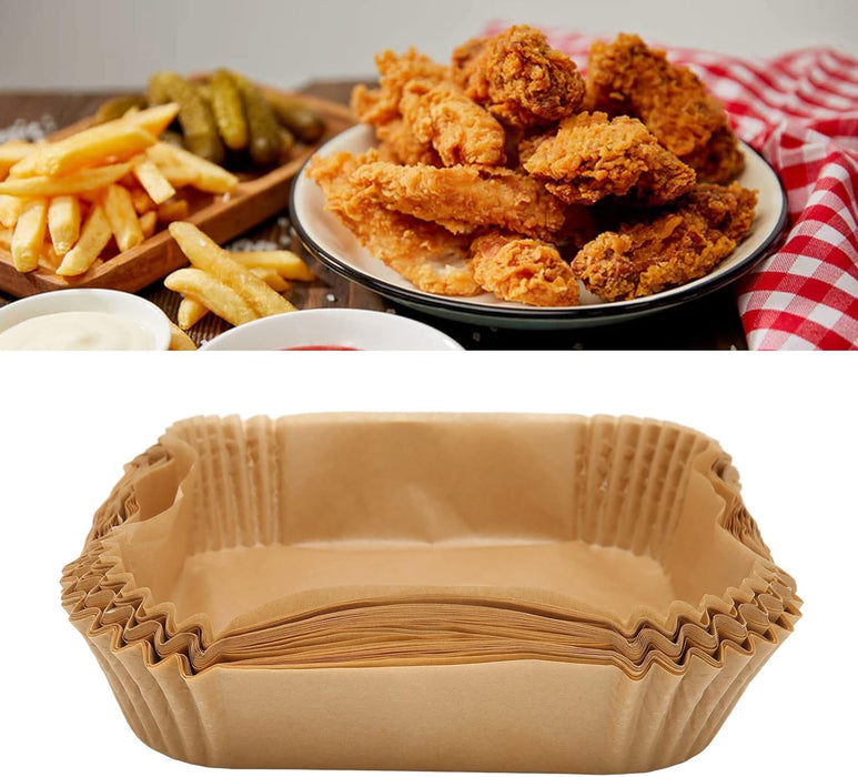 100 piezas de papel desechable para freidora de aire cuadrado - Quierox - Tienda Online