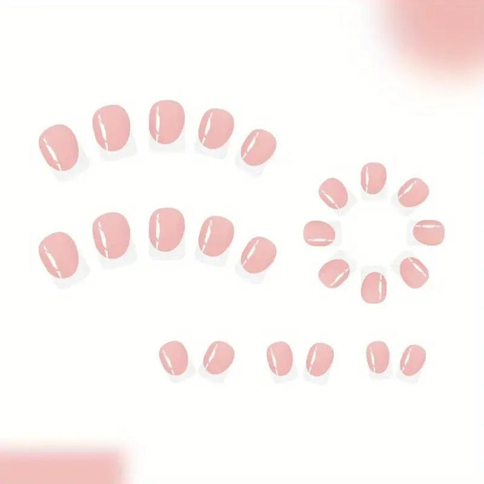 100 piezas de punta de uñas cuadradas brillantes cortas - Quierox - Tienda Online