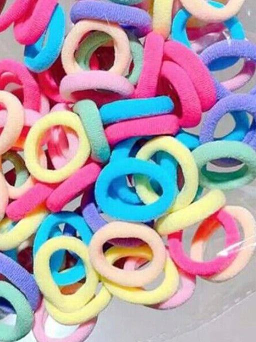 100 Piezas Mini gomas De Pelo De Nailon - Quierox - Tienda Online