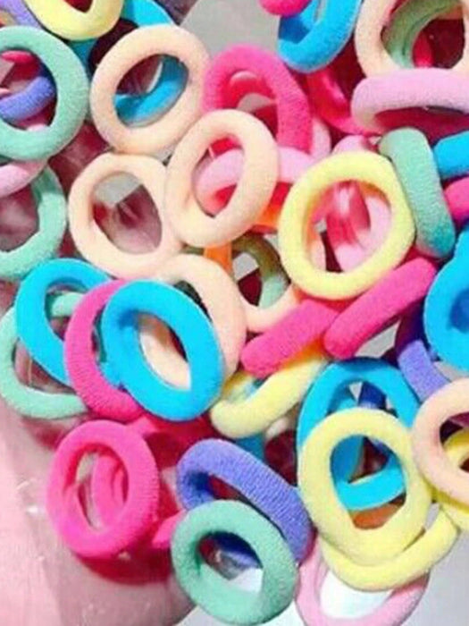 100 Piezas Mini gomas De Pelo De Nailon - Quierox - Tienda Online