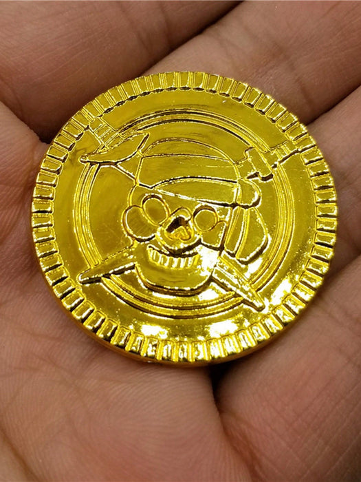 100 Piezas Monedas de Pirata Cosplay de Plástico Falsas para Regalo - Quierox - Tienda Online