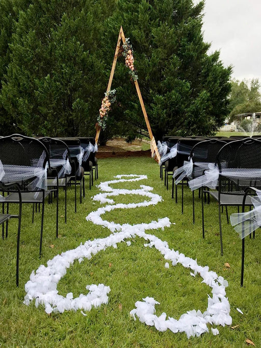 1000 piezas/set de flores artificiales blancas románticas, para fiestas - Quierox - Tienda Online