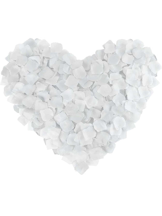 1000 piezas/set de flores artificiales blancas románticas, para fiestas - Quierox - Tienda Online