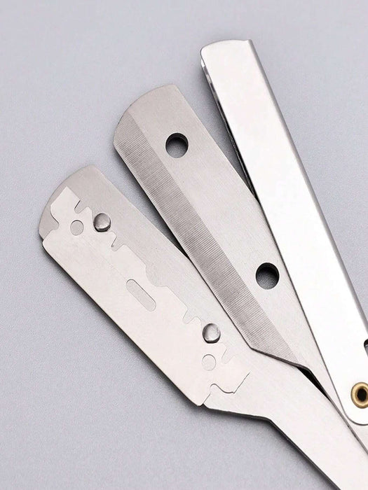 30pcs cuchillas de afeitar  manual de un solo filo para hombre