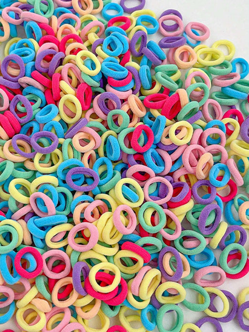 100pcs de gomas elásticas para el cabello de niñas, no dañan el cabello - Quierox - Tienda Online