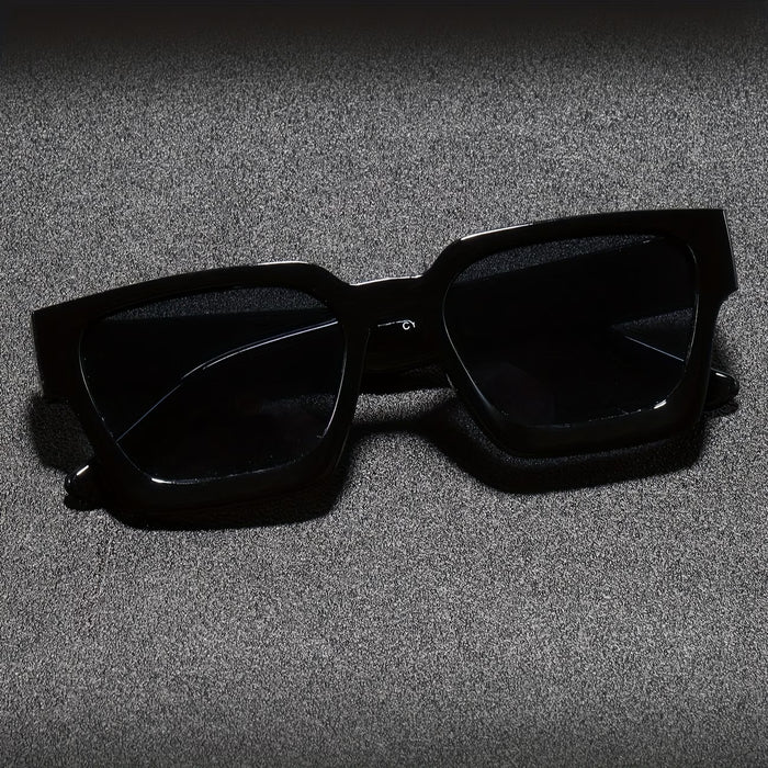 1 Par de Gafas para Hombre con Montura Completa Con Marco Cuadrado Intenso